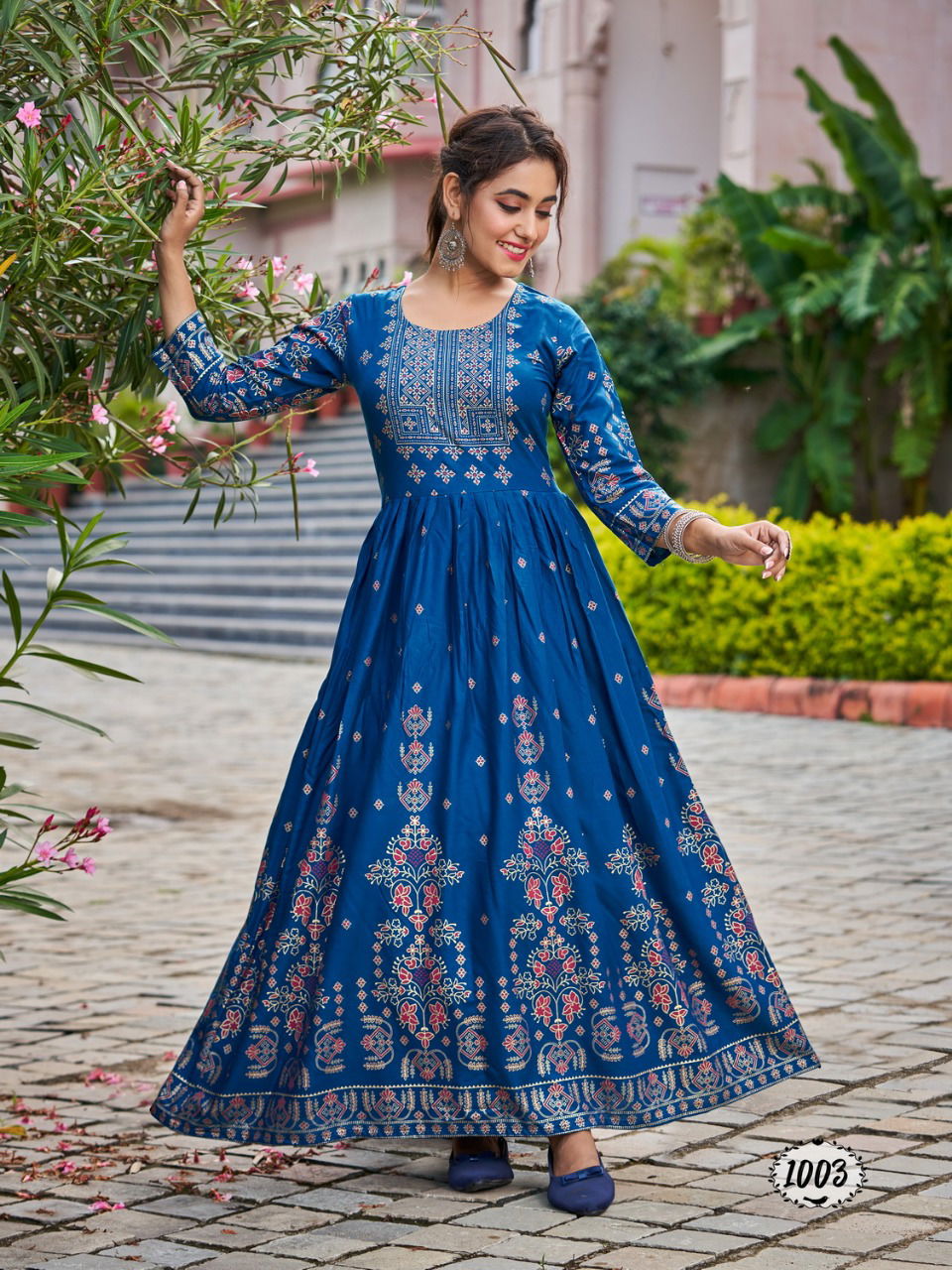 Banwery Flora Fancy Wear Wholesale Anarkali Kurti Collection